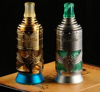 Two VAPEFLY BRUNHILDE MTL 23MM RTA GOLD PLATED and STAINLESS plus many extras!