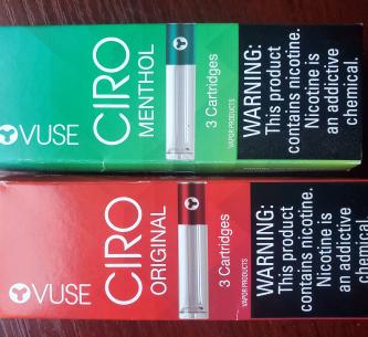 Vuse ciro Original and Menthol cases of 100 -3x pack