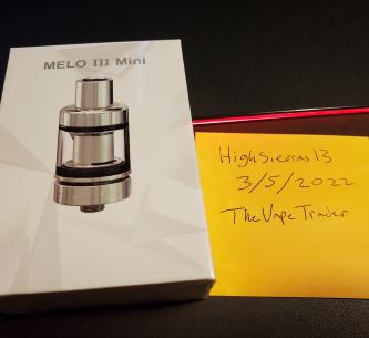 BRAND NEW Melo III Mini Atomizer - BRUSHED BLACK COLOR!