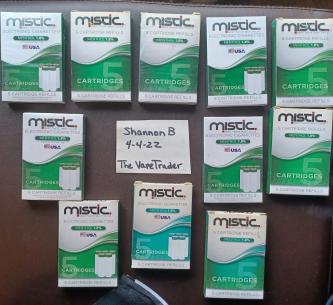 Mistic Electronic Cigarette Box of 5 Cartridges Refill