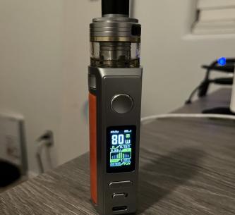 Vape Voopoo Drag S + Almost full (6%) 100 MG strawberry juice