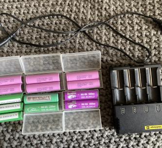 Vape Batteries and Charger bundle