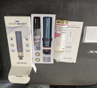 New (24 hours old) SMOK VAPE PEN V2 KIT & LAVENDER OIL (nicotine free)